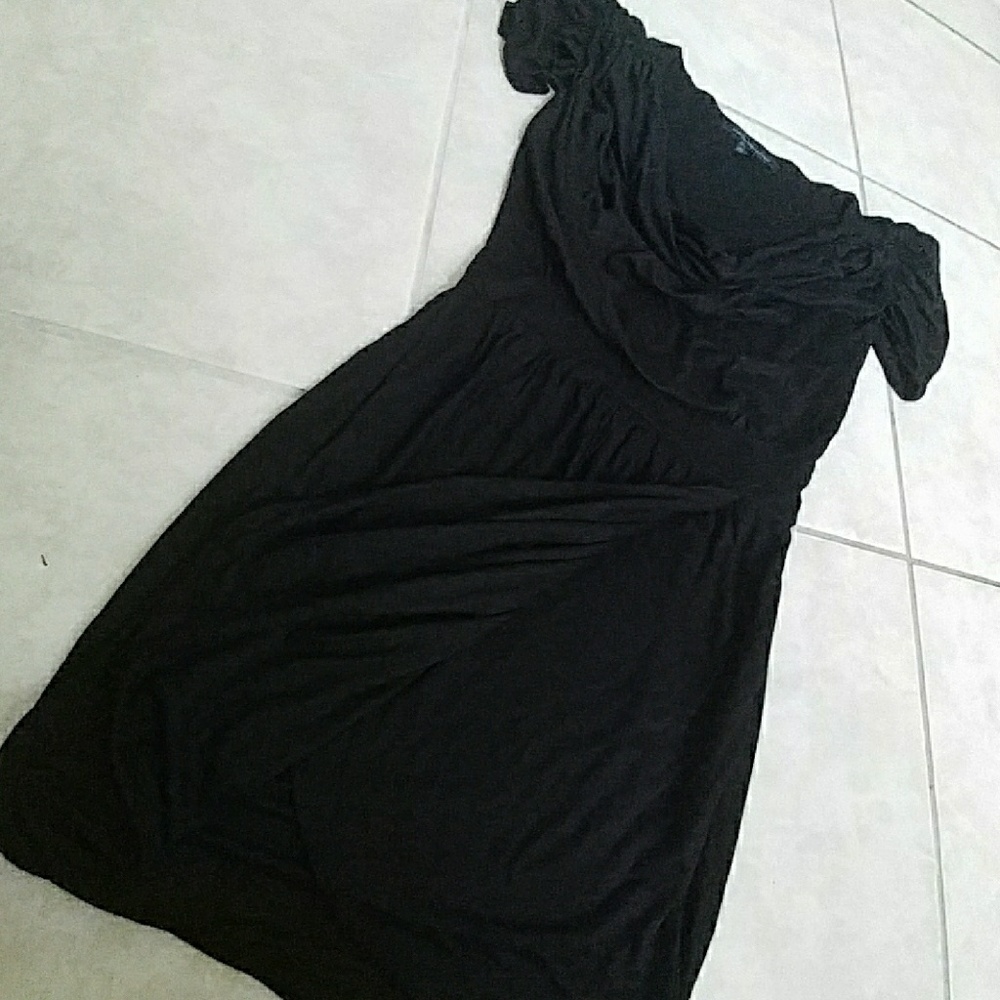 🍂SALE🍁French Connection BLACK delicious draped - Picture 7 of 7